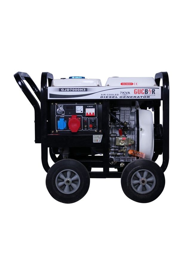 Gjd7000h-3 (7 KVA) Portatif Dizel Jeneratör Trifaze - 1