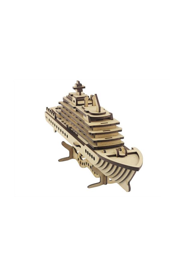 3d Sergi 3d Ahşap Puzzle Cruise Gemi Maketi 71 Parça - 1