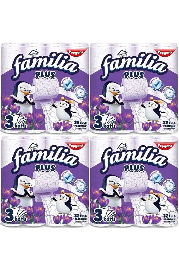 Plus Tuvalet Kağıdı 3 Katlı 128 Li Paket Sihirli Çiçekler (4pk*32) - 2