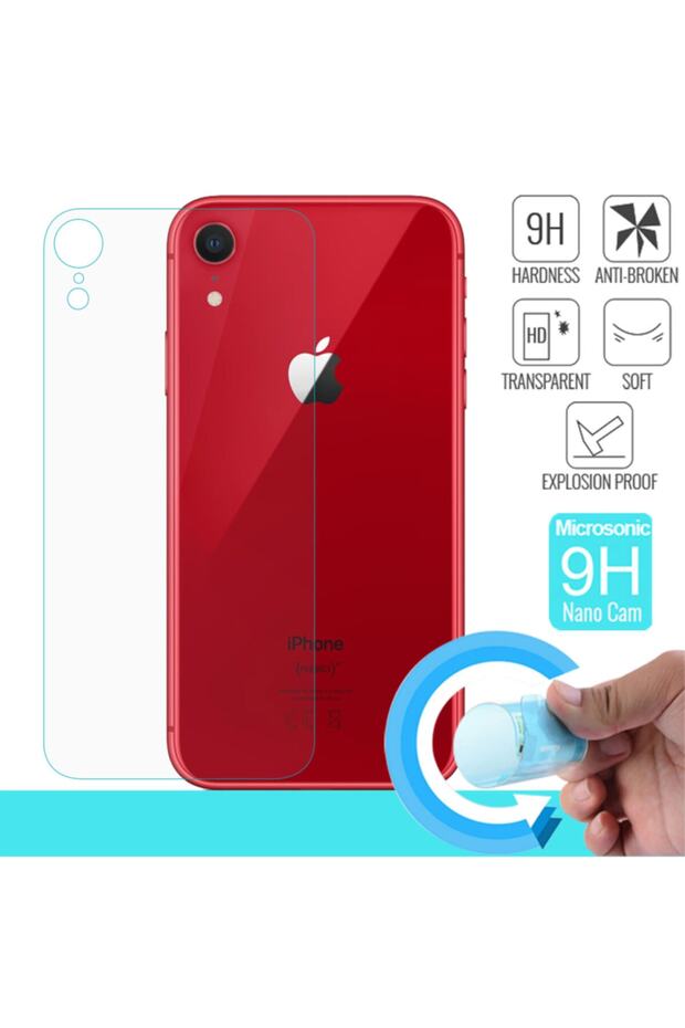 Apple iPhone Xr (6.1'') Back Nano Glass Screen Protector - 1