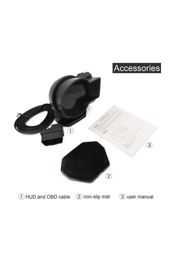F8 HUD OBD 48 Fonksiyonlu Araç Veri Ekranı Head Up Display - 5