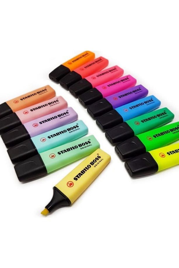 Boss Pastel  Neon Tüm Renkler 15'li Set - 2
