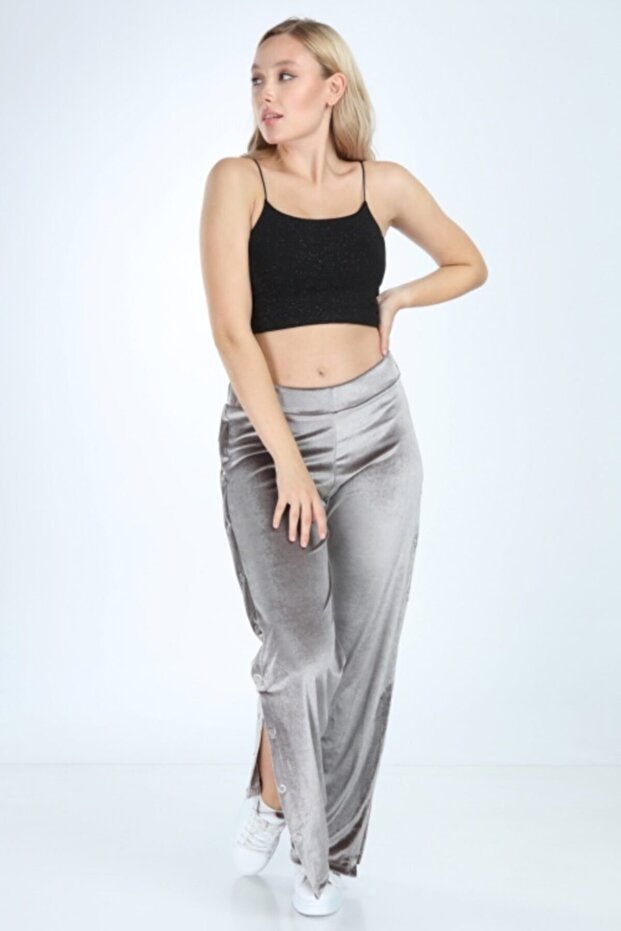 Vizon Çıtçıtlı Kadife Alt - 3