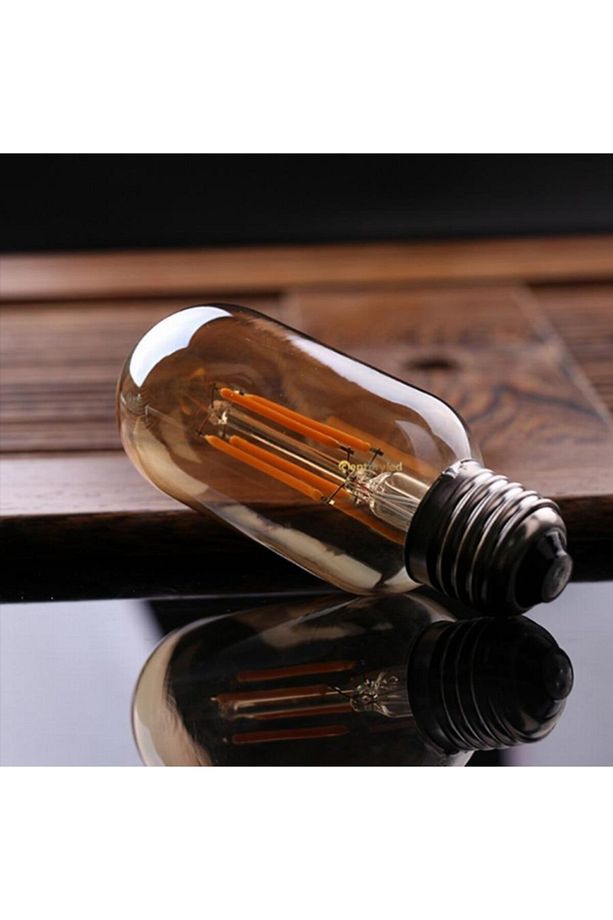 Erd45 T45 Gemici Edison Flamanlı Rustik Led Ampul 6 Watt - 3