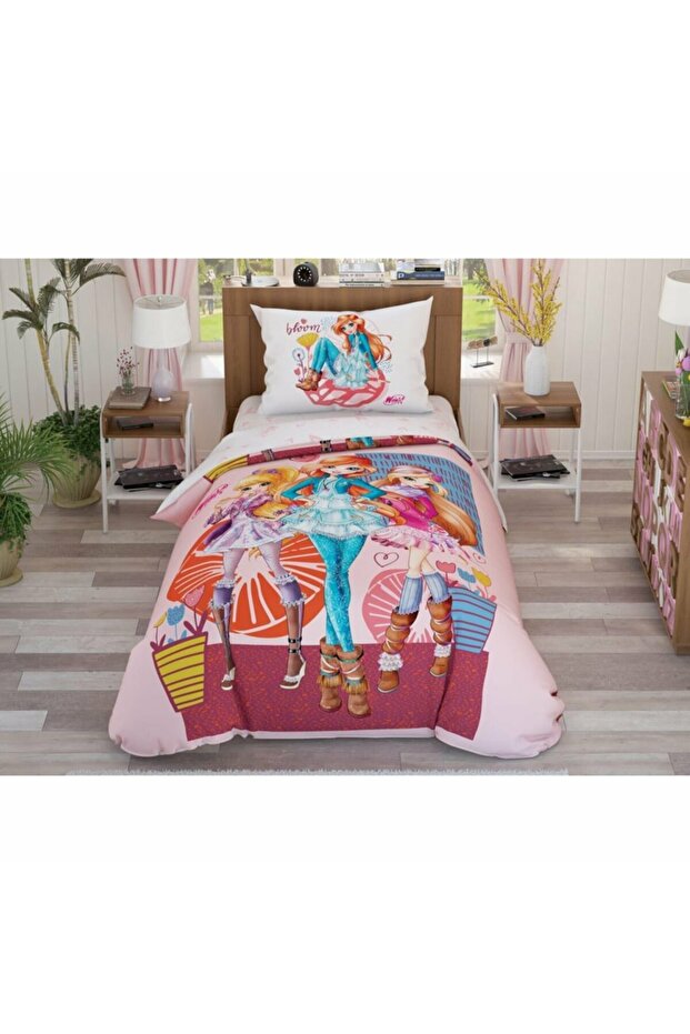 Licensed Duvet Cover Set Winx Flowers