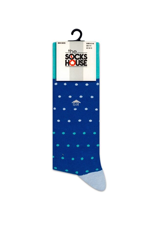 جوارب منقوشة باللون الأزرق - 5