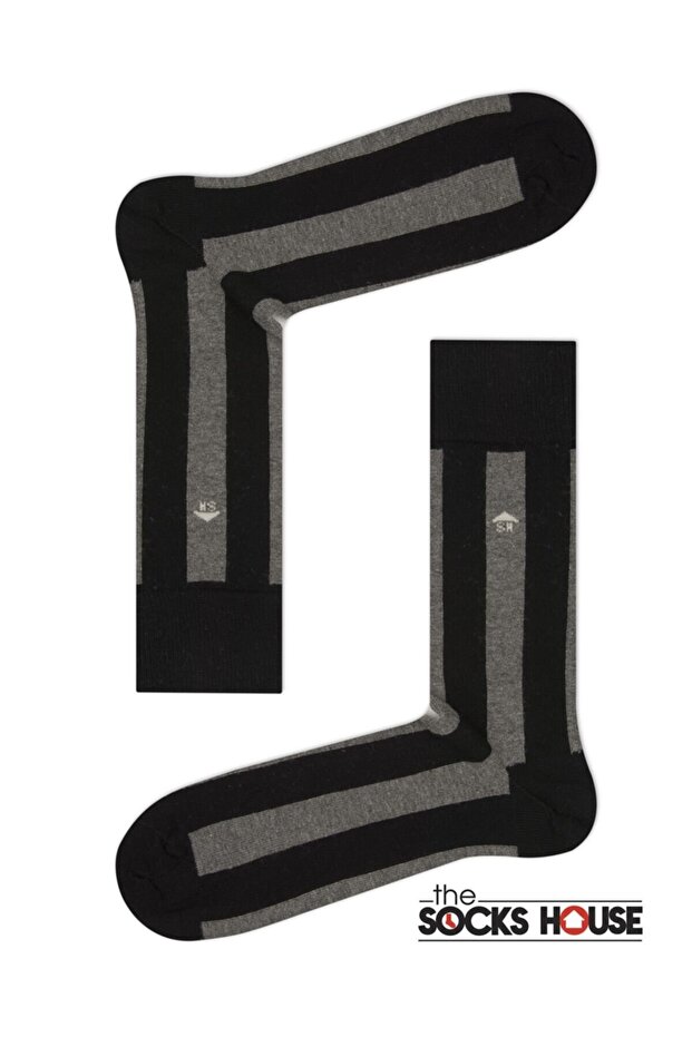 جوارب بنمط الخط العمودي - 4