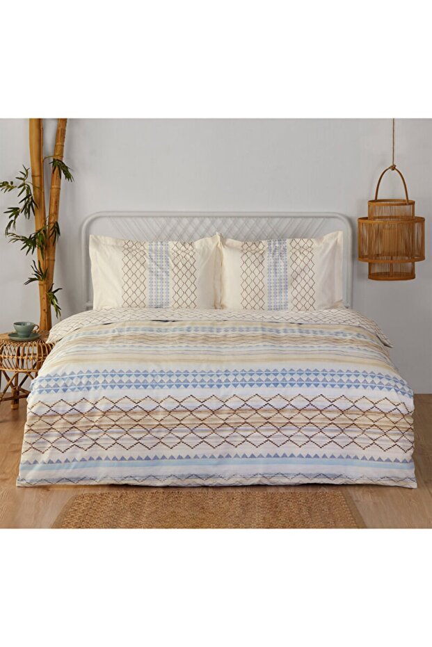 Morocco Double Duvet Cover Set - Ranforce