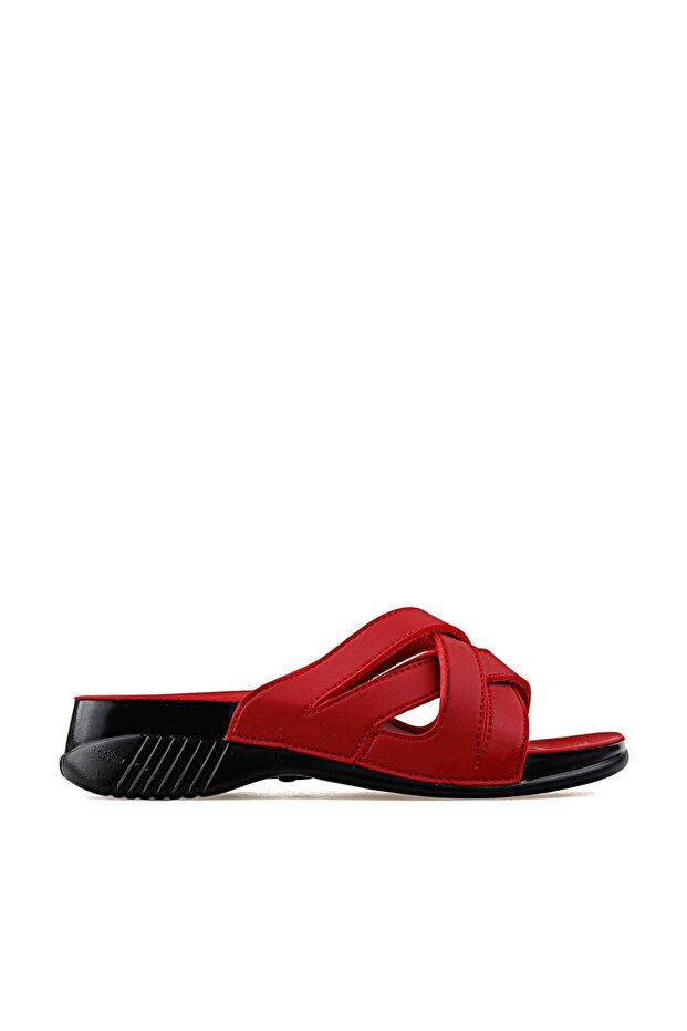 Belize-6 Red Orthopedic Women's Slippers