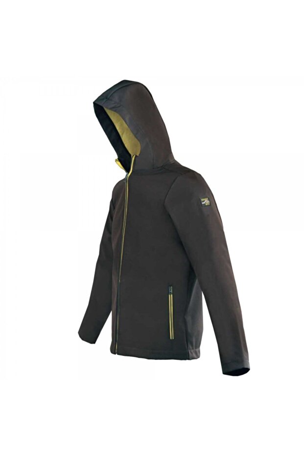 Erkek Siyah Yağmurluk - 1