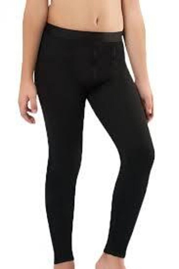 Namaldi 370 Unisex Kids Black Thermal Tights