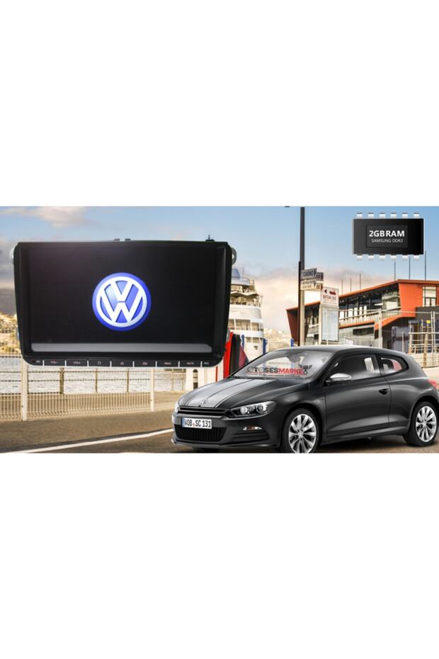 Volkswagen Scirocco Android Multimedya Teyp Wifi Gps 2gb Ram - 1
