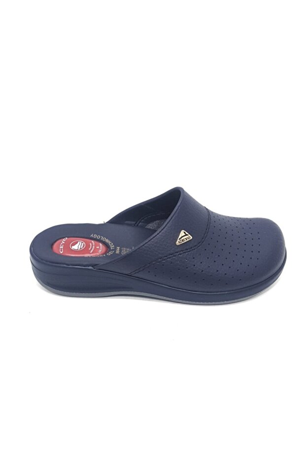 9844 Flex-1 Anatomical Gel Navy Blue Women's Sabo Slippers