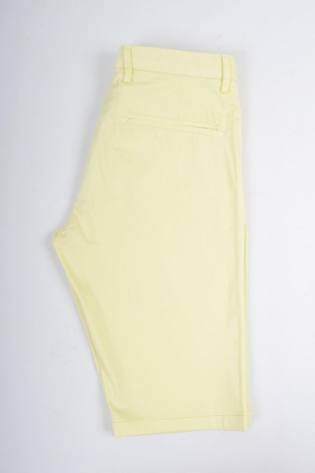Bermuda Slim Fit Sarı Erkek Şort - 7
