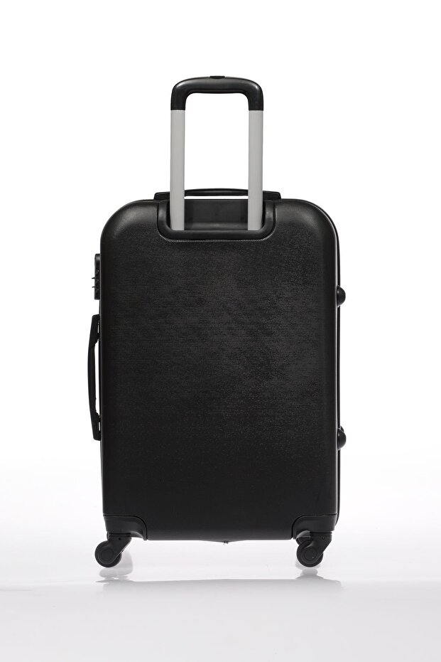 Fsy1223-Set Black Unisex Set of 3 Suitcases - 4