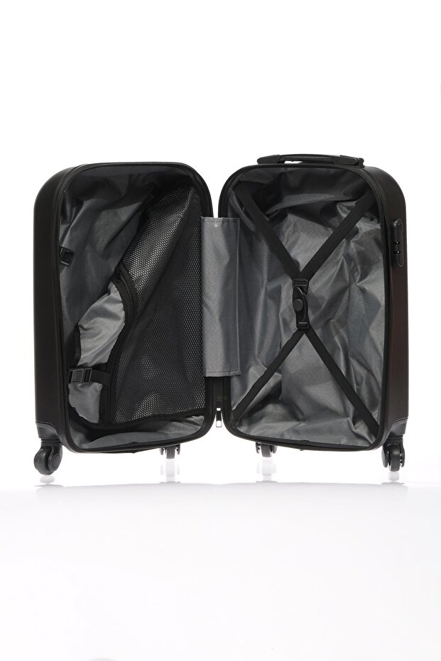 Fsy1223-Set Black Unisex Set of 3 Suitcases - 5