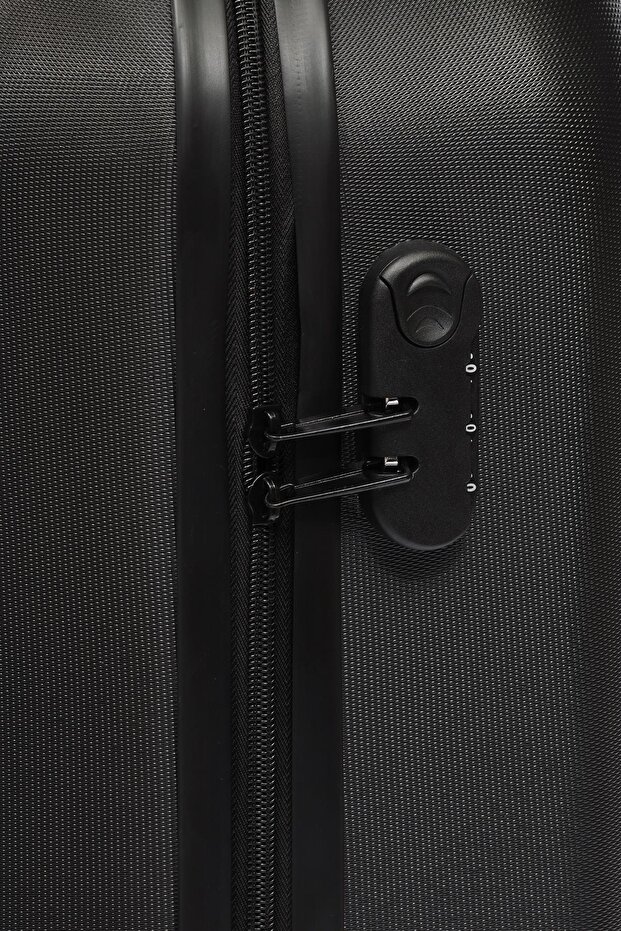 Fsy1223-Set Black Unisex Set of 3 Suitcases - 6