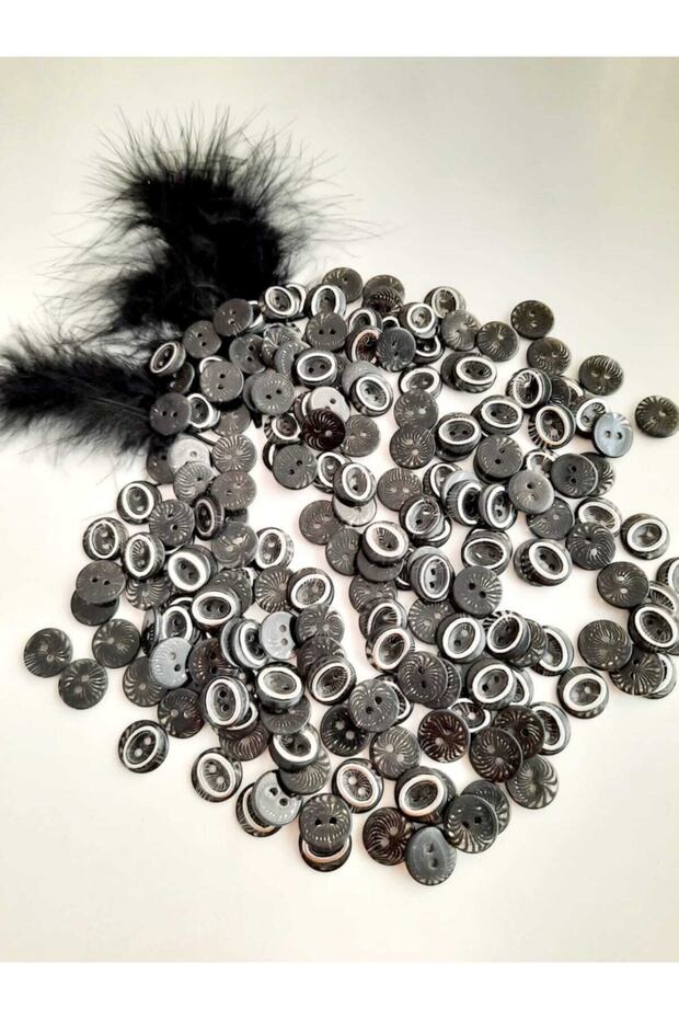 12.5 Mm Eye Model Polyester Button 2 Holes Pack of 20
