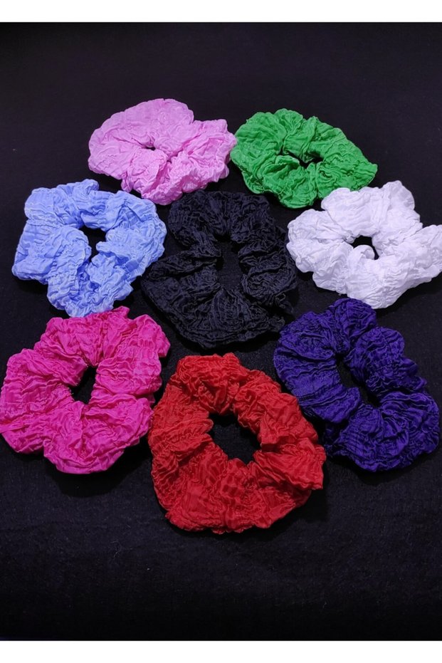 6-Piece Colorful Hair Rubber Bagel Hairpin Set Women's Hair Clip