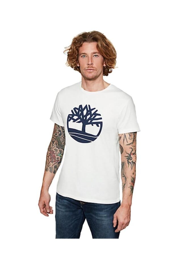 Kennebec River Brand Erkek T-shirt Beyaz - 2