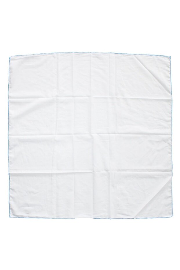 Mavi Biyeli Yüz Örtüsü - 3