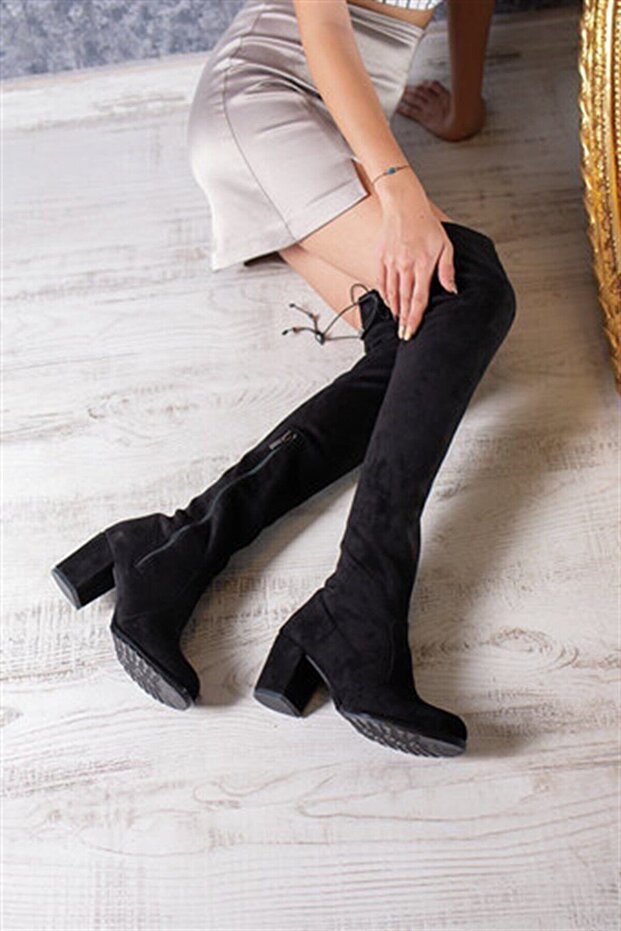 Siyah Çorap Çizme - 2