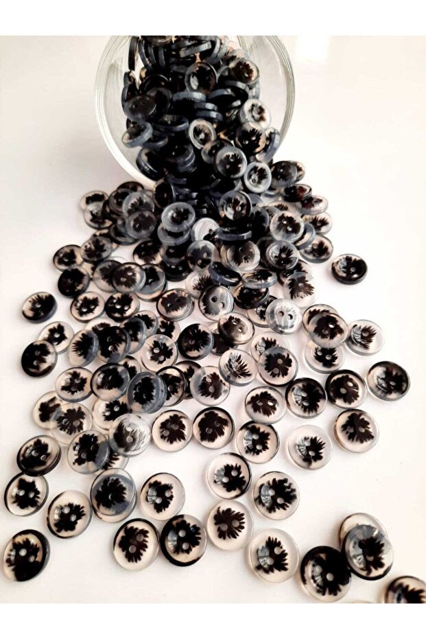 12.5 Mm Polyester Button 2 Holes Pack of 20