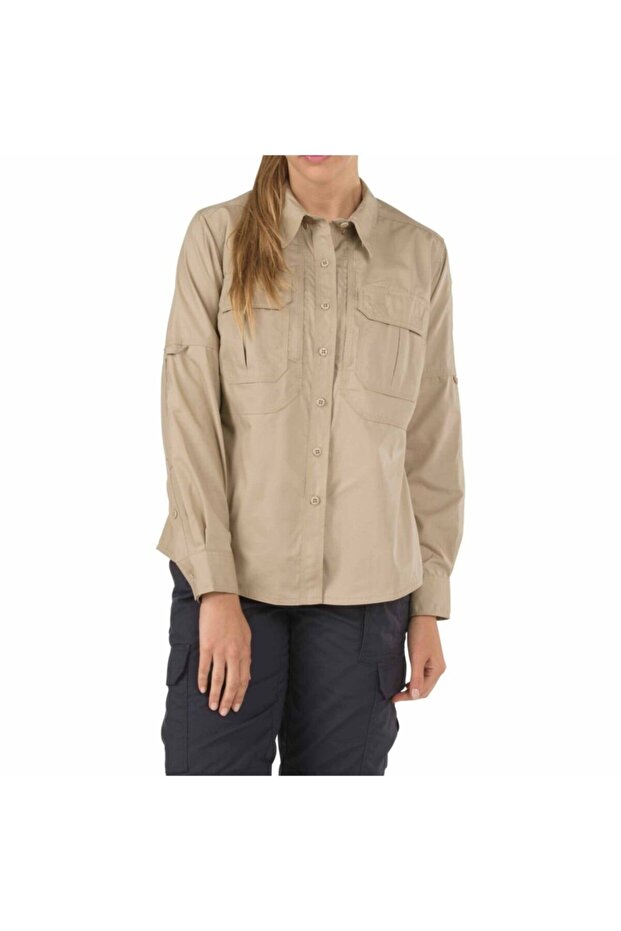 5.11 Wm L/S Taclite Shirt Cream