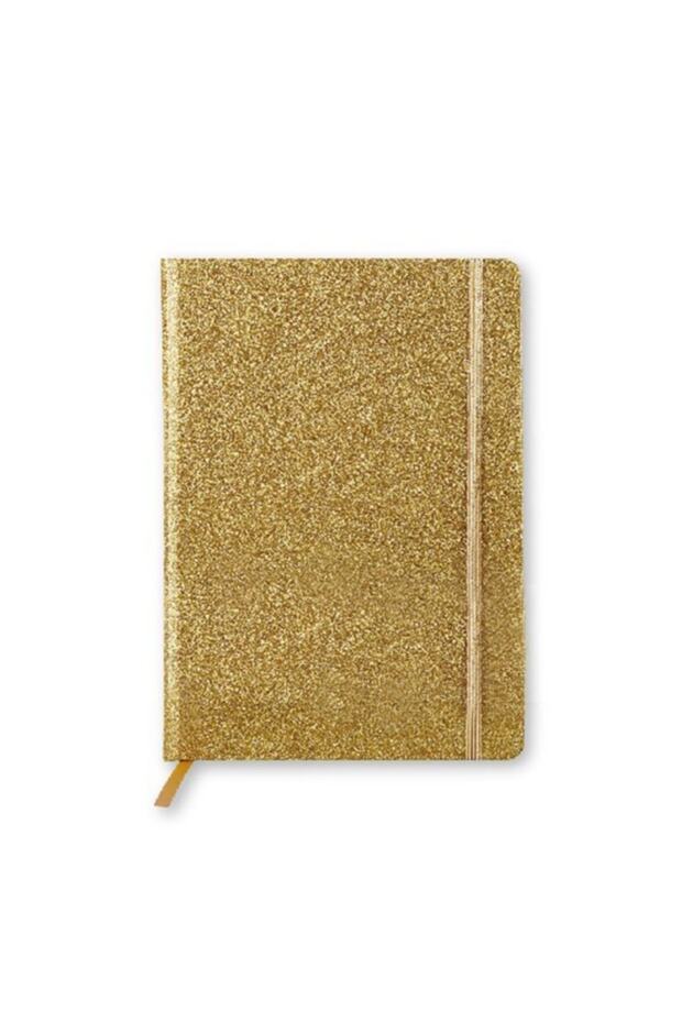 Gold Sert Kapak Defter A5 - 1