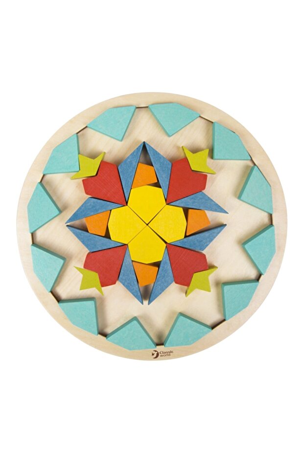 Ahşap Mandala Bulmaca - 2