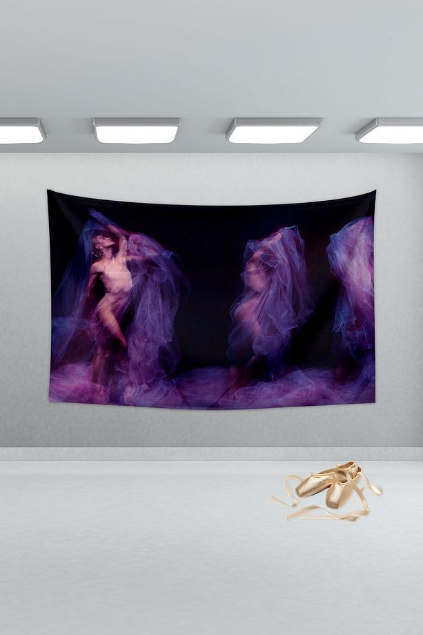 Dansçı Kadınlar Duvar Örtüsü Halısı 70 X 100 Cm - 1