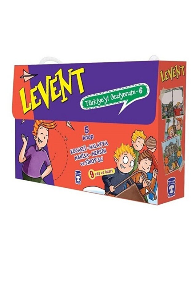 Levent Türkiye'yi Geziyorum 6 Seti - 5 Kitap Takım