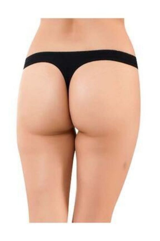 Bambu Bayan 3 Lü Iz Yapmaz G-string Asorti. - 3