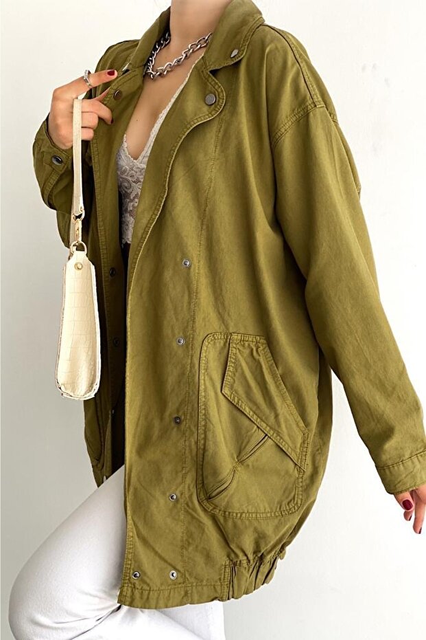 Kadın Oversize Ceket - 4
