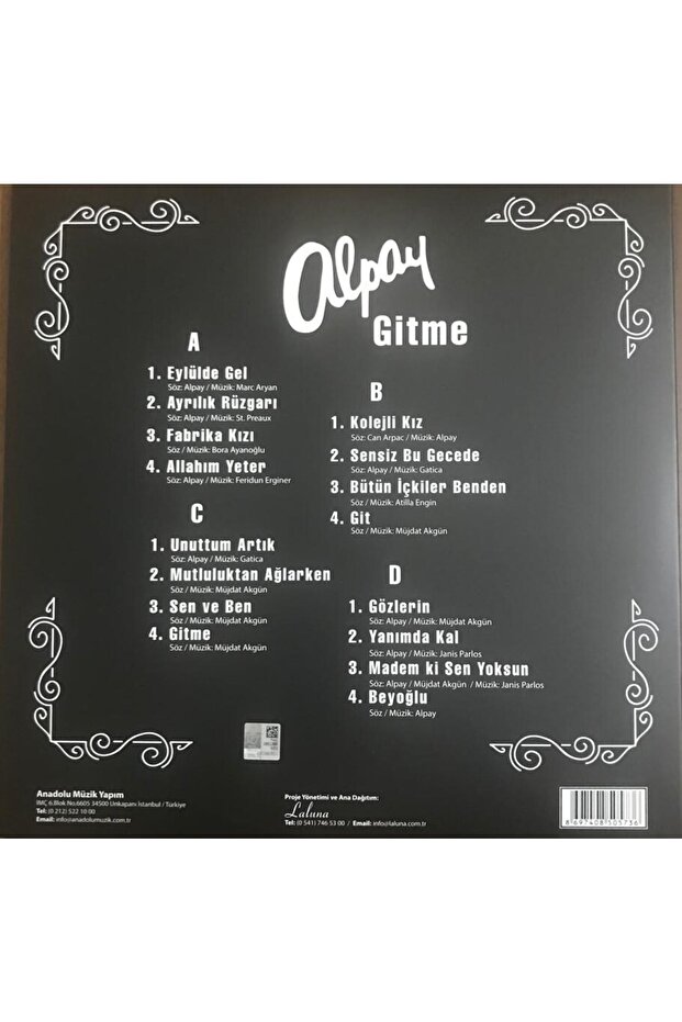 Alpay - Gitme - / 2 Lp (yerli) - 2