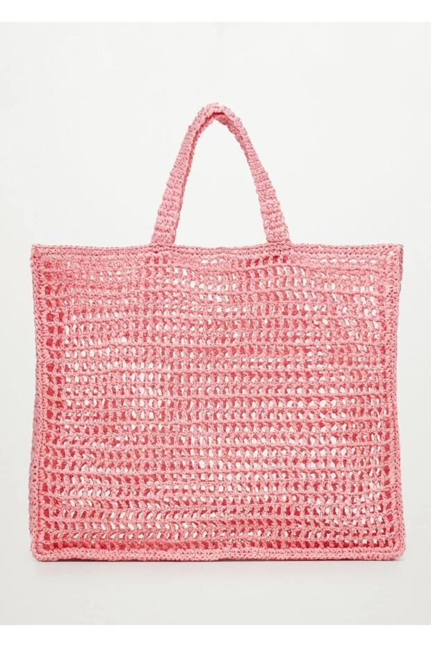 Hasır Shopper Çanta - 3