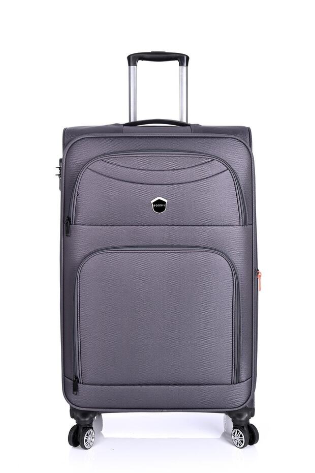 1464 Model - 3-Piece Gray Suitcase Set with 4 Wheels - 2