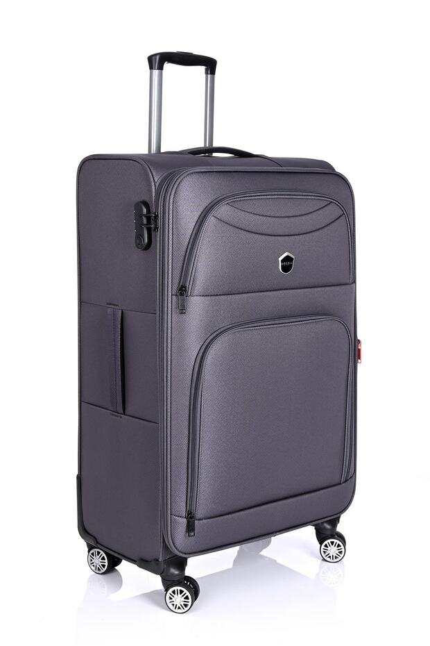 1464 Model - 3-Piece Gray Suitcase Set with 4 Wheels - 3