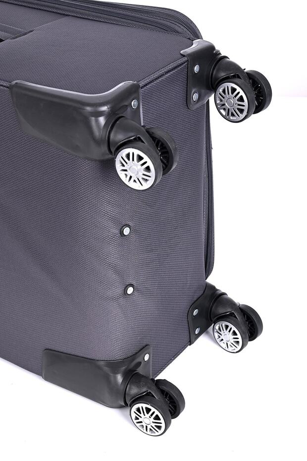 1464 Model - 3-Piece Gray Suitcase Set with 4 Wheels - 7