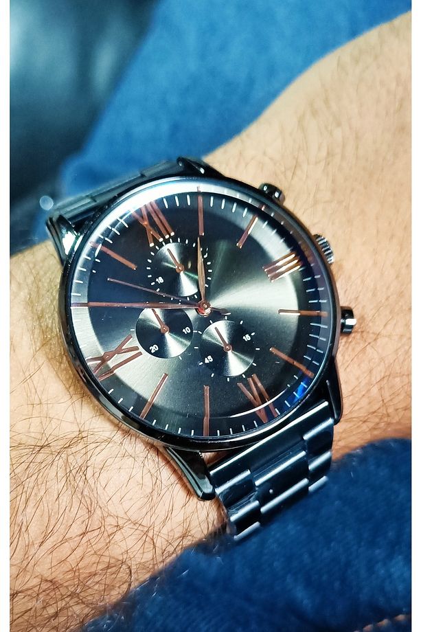 Unisex Çelik Kol Saati Analog Kol Saatleri - 3