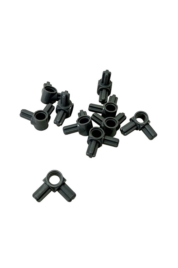 Original Technic Moc Custom Axle Pin Connector Hub Double Axle Dark Gray 4 Pieces Will Be Sent