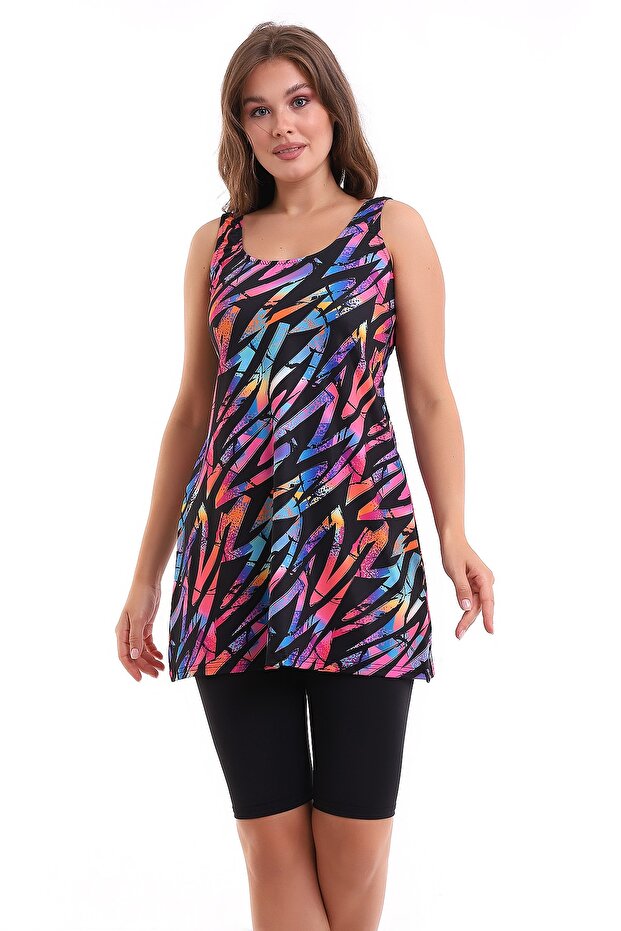 Taytlı Elbiseli Mayo - 1