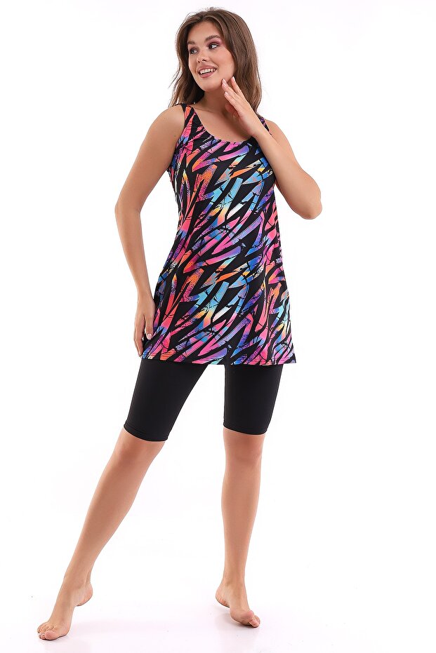 Taytlı Elbiseli Mayo - 2