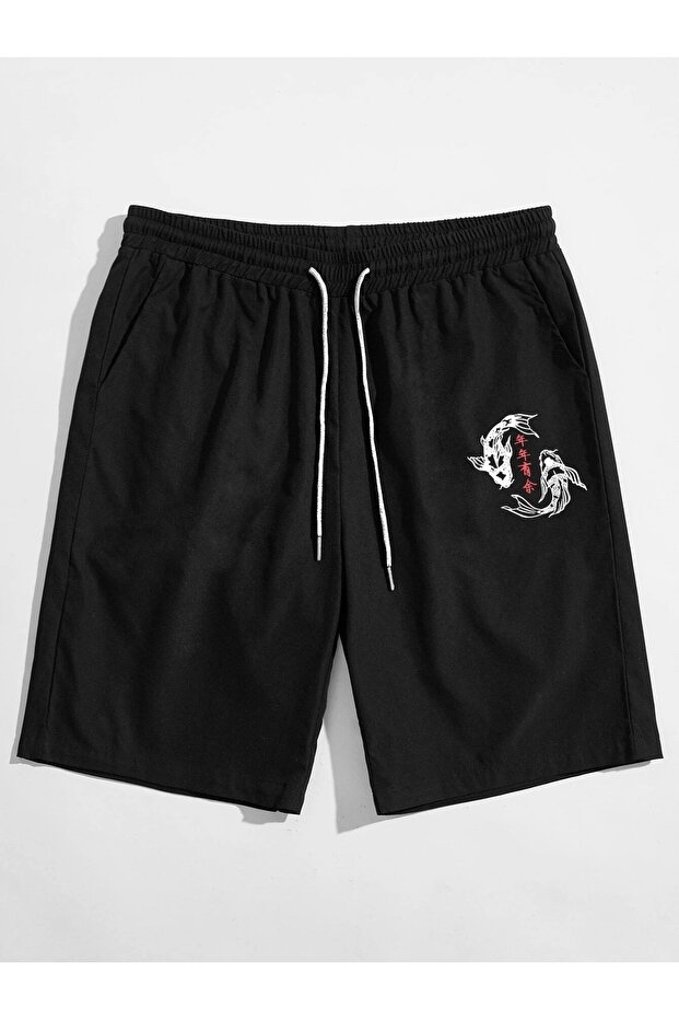 Printed Short Shorts