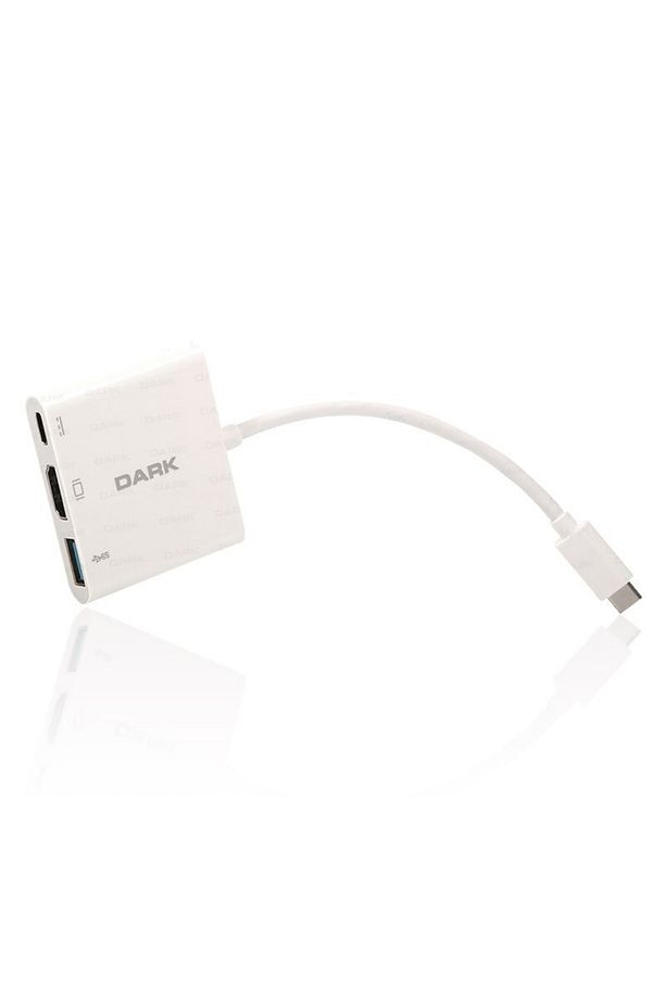 Dk-ac-u31x32 3in1 Usb3.1 Type C Erkek-usb3.0-hdmi (4k Uhd)-usb3.1 Type C Şarj Dönüştürücü - 6