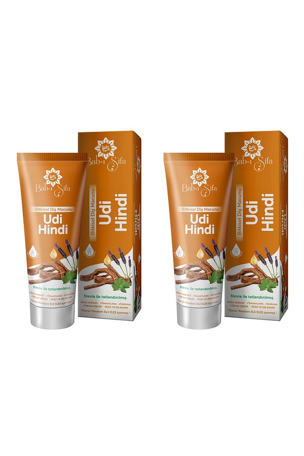 Babı Şifa Bitkisel Diş Macunu Udi Hindi 140gr 2 Adet - 1