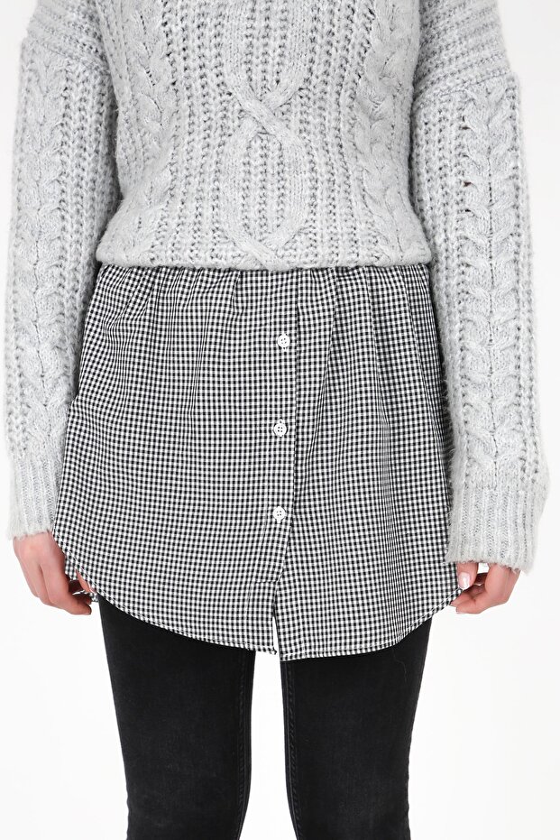 Desenli Gömlek-etek - 3