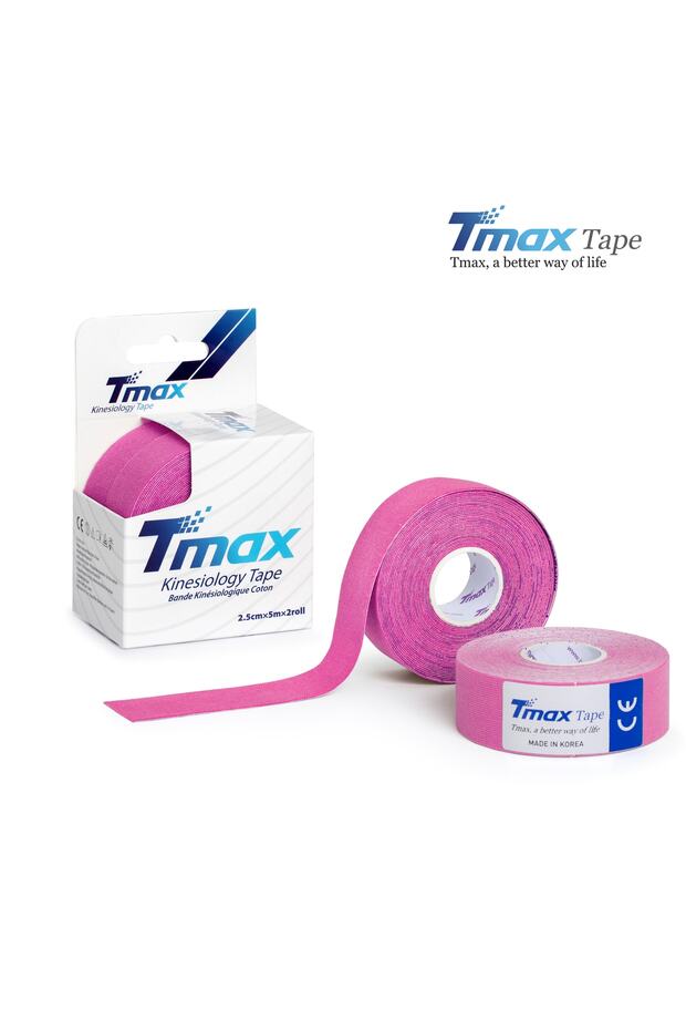 Kinesio Tape Pain Tape 2.5 Cm X 5 Meters Pink Color - 2 Pieces