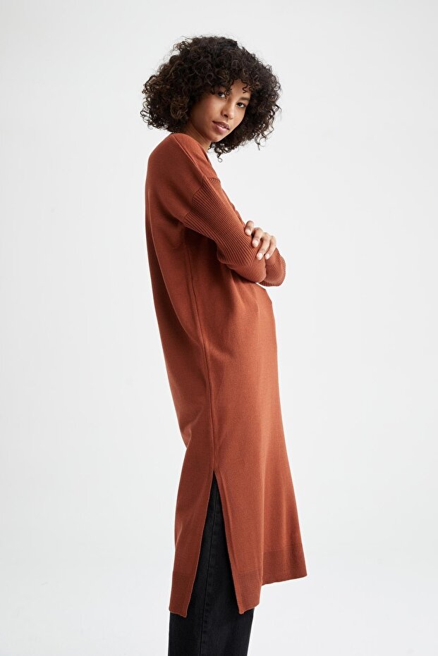 Regular Fit Crew Neck Tunic - 1