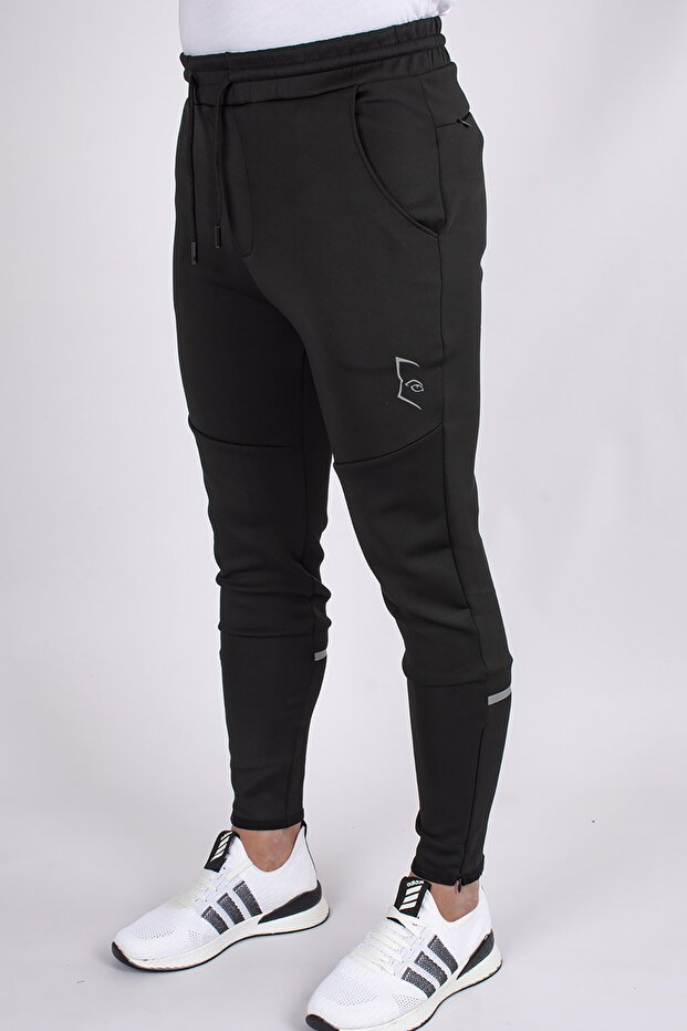 Pánské černé tepláky - 3